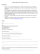 Sample Fbi Foia Request Letter Template Printable pdf