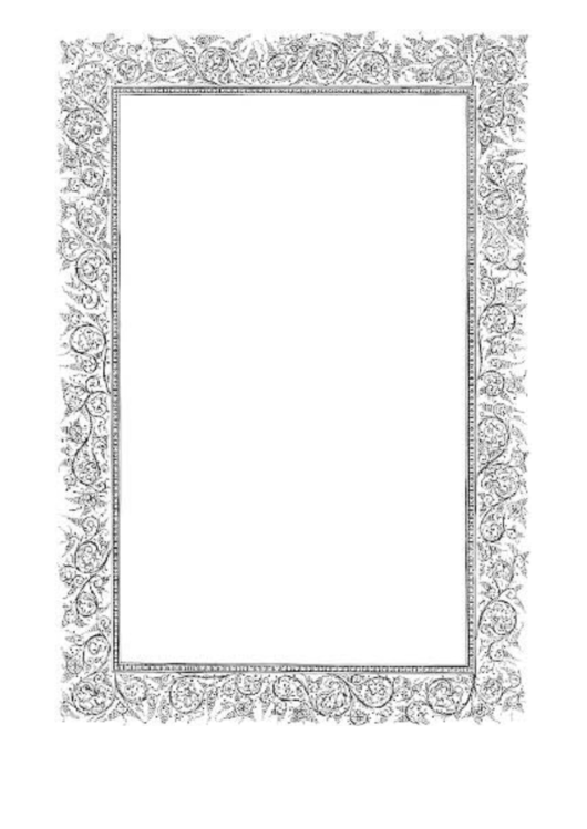 Floral Bw Border Printable pdf