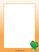 Frog Page Border Template