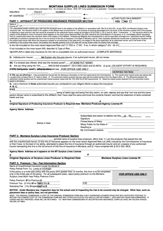 fillable-montana-surplus-lines-submission-form-printable-pdf-download