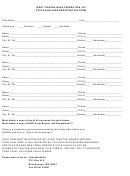 West Virginia Bass Federation, Inc. - State Qualifier Registration Form