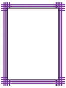 Purple Weave Border