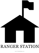 Ranger Station With Caption Sign
