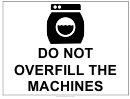 Overfill Washing Machine
