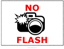 No Flash Photography
