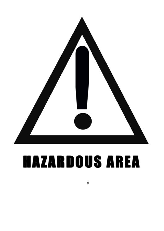 Hazardous Area Printable pdf