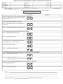 Supervisor's And Cooperating/master Teacher's Classroom Observation Form