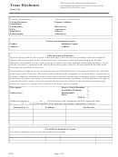 Form T-64 - Texas Disclosure - Texas Department Of Insurance