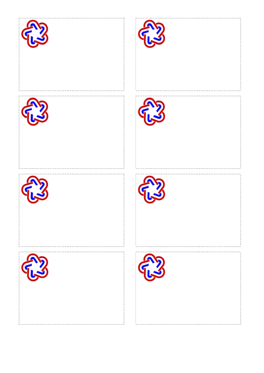 Star Ribbon Round Name Tag Template Printable pdf