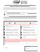 State And Federal Tax Deduction Form - 2014