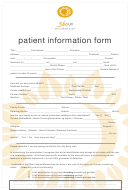 Patient Information Form - The Caps Clinic