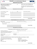 Tricare For Life Authorization Request Form Skilled Nursing Facility