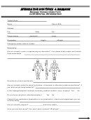 Massage Therapy Intake Form - Integrative Bodywork & Massage Printable pdf