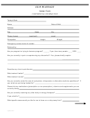 Glo Massage Intake Form Confidential Information