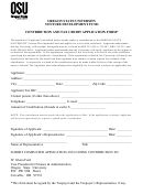 Oregon State Tax Credit Application Form