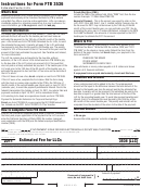 Form 3536 (llc) - Estimated Fee For Llcs - 2011