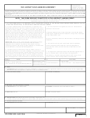 Fillable Dd Form 2402 - Civil Aircraft Hold Harmless Agreement Printable pdf