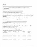 Tricare Ohi Questionnaire Printable pdf