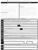 Maryland Voter Registration Application Form