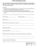 Pto Check Request Form
