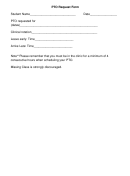 Pto Request Form - Student