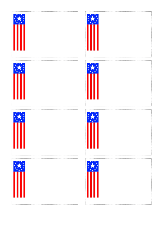 Flag Border Colorful Name Tag Template Printable pdf