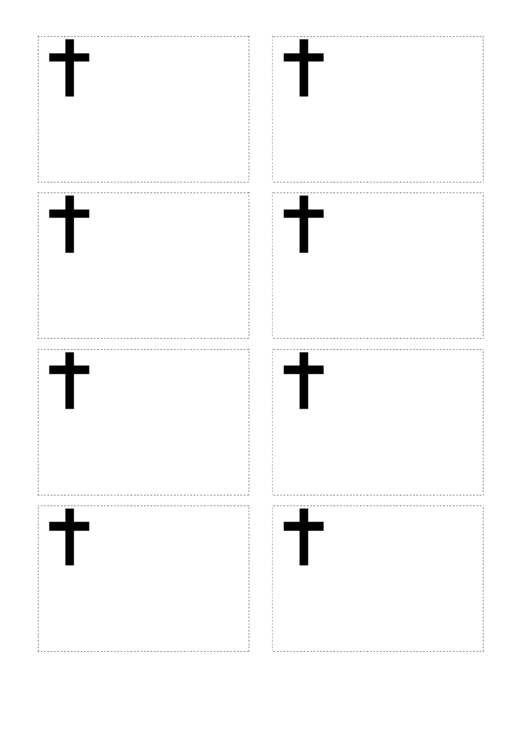 Cross Name Tag Template Printable pdf