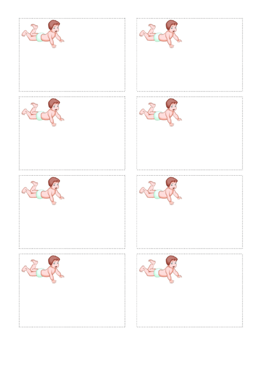 Baby Shower Name Tag Template Printable pdf