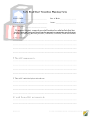 Early Head Start Transition Planning Form