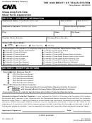 Ltc Short Form Application For Current - University Of Texas System Printable pdf