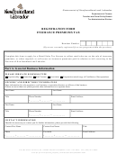 Registration Form Insurance Premiums Tax