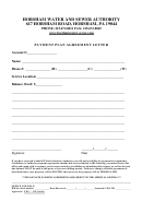 Payment Agreement Form - Horsham Water & Sewer Authority