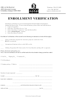 Enrollment Verification - Office Of The Registrar
