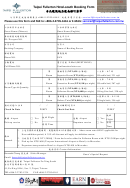 Taipei Fullerton Hotel South Booking Form