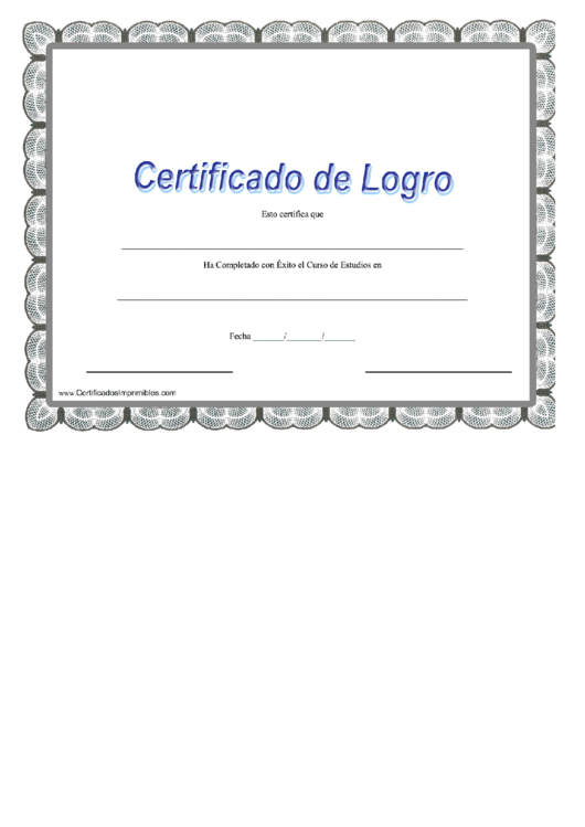 Top 8 Graduation Certificate Of Achievement Templates free to download ...