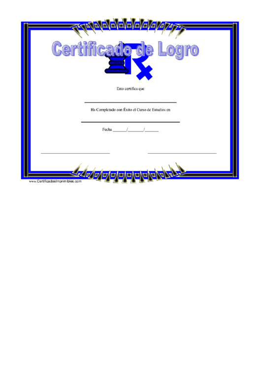 Pharma Training Certificate Of Achievement Printable pdf