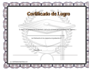 Diploma Certificate Of Achievement Template