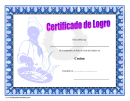 Chef Certificate Of Achievement Template