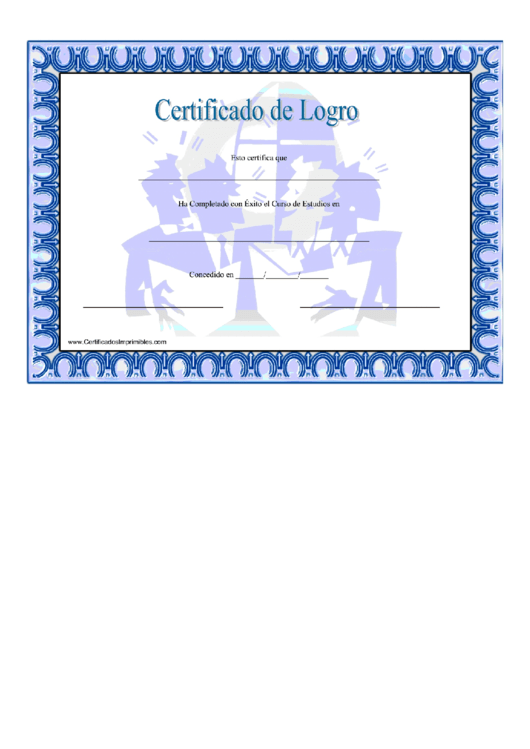 Math Certificate Of Achievement Template Printable pdf