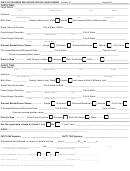 Form Cu1 - State Of Colorado Application For Civil Union License