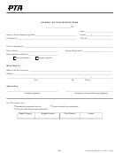 Payment Authorization Form Pta