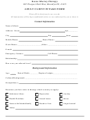 Keene Murray Therapy Adult Client Intake Form