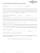 Accident/incident Report Form (classroom)