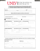 Purchase Order Modification Request Form