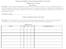 Cimarron High School National Honor Society Application Form