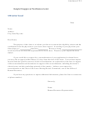 Sample Disapproval Notification Letter