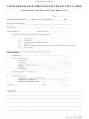 Seminar/research Presentation Evaluation Form