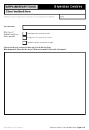 Fillable Client Feedback Form Printable pdf