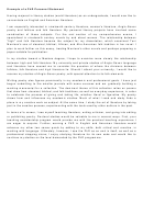 Phd Personal Statement Template