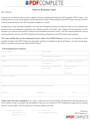 Sample Refund Request Letter Template